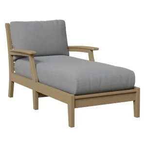 Classic Terrace Chaise Lounge with Arms by Berlin Gardens