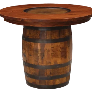 Amish Barrel Table – 42″ Round