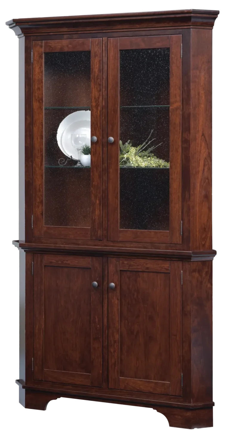Amish Arlington Corner Hutch, Top Only
