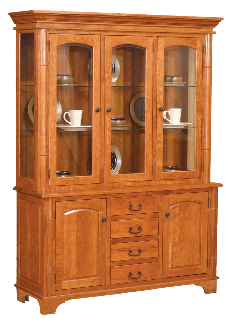 Amish Concord 4 Door Hutch, Top Only