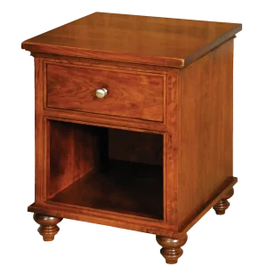 Amish Duchess Nightstand with 1 Drawer and Open