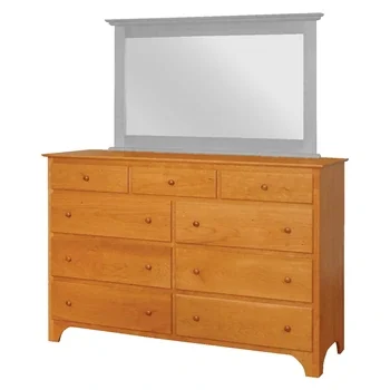 Amish Shaker Tall Dresser Only