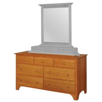 Amish Shaker Double Dresser Only