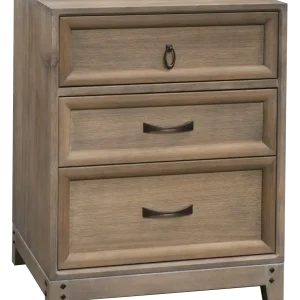 Amish Glendale 3 Drawer Nightstand
