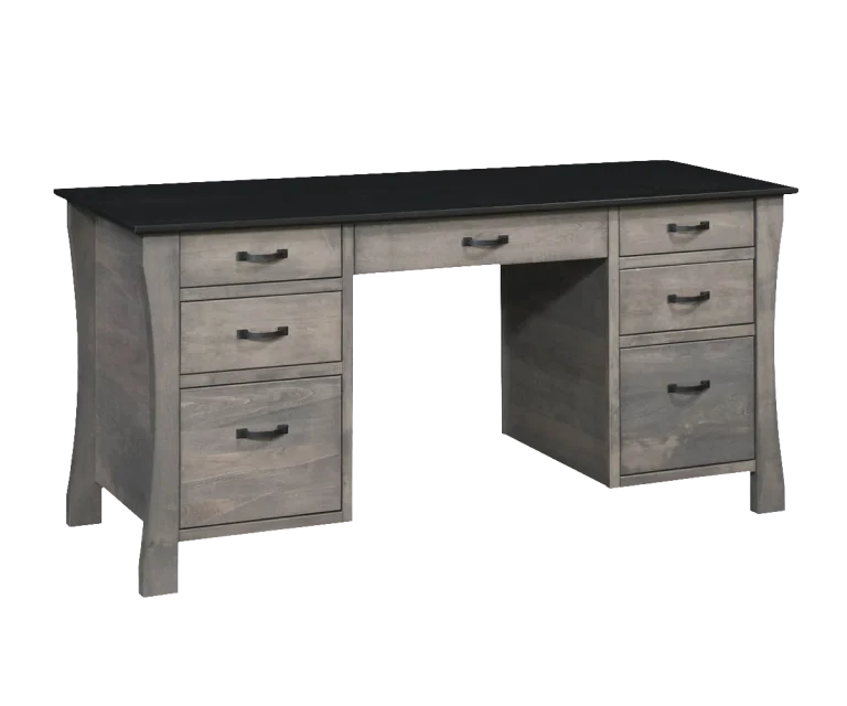 Amish Kapernaum Double Pedestal Desk