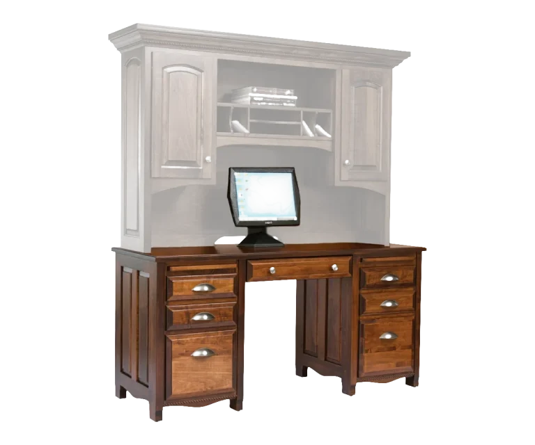 Amish Laurel Double Ped Desk