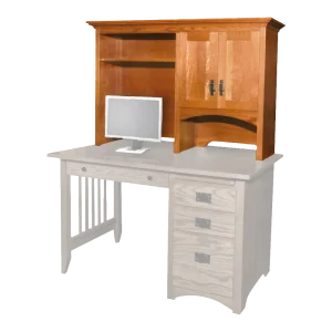Amish Mission Hutch for 52″ Desk