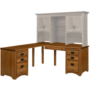 Amish Mission Corner Computer Desk