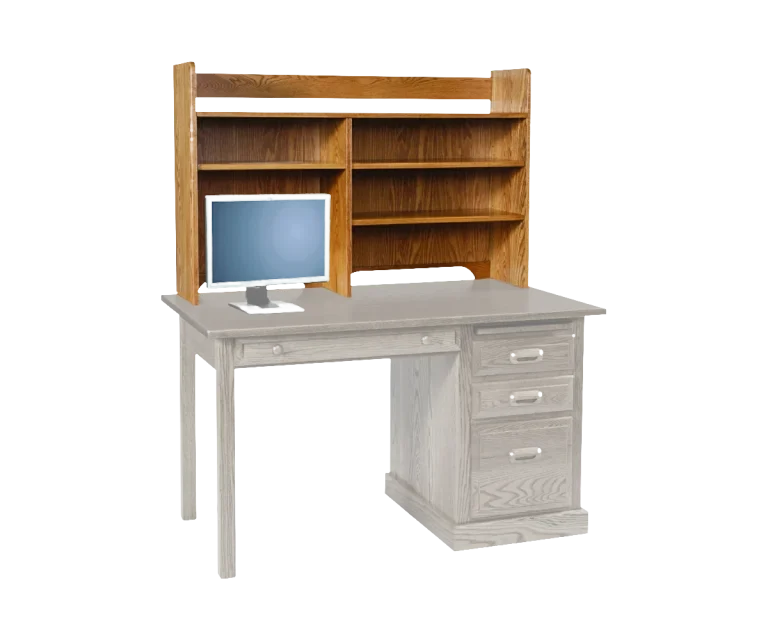 Amish Traditional Hutch for 52″ Desk