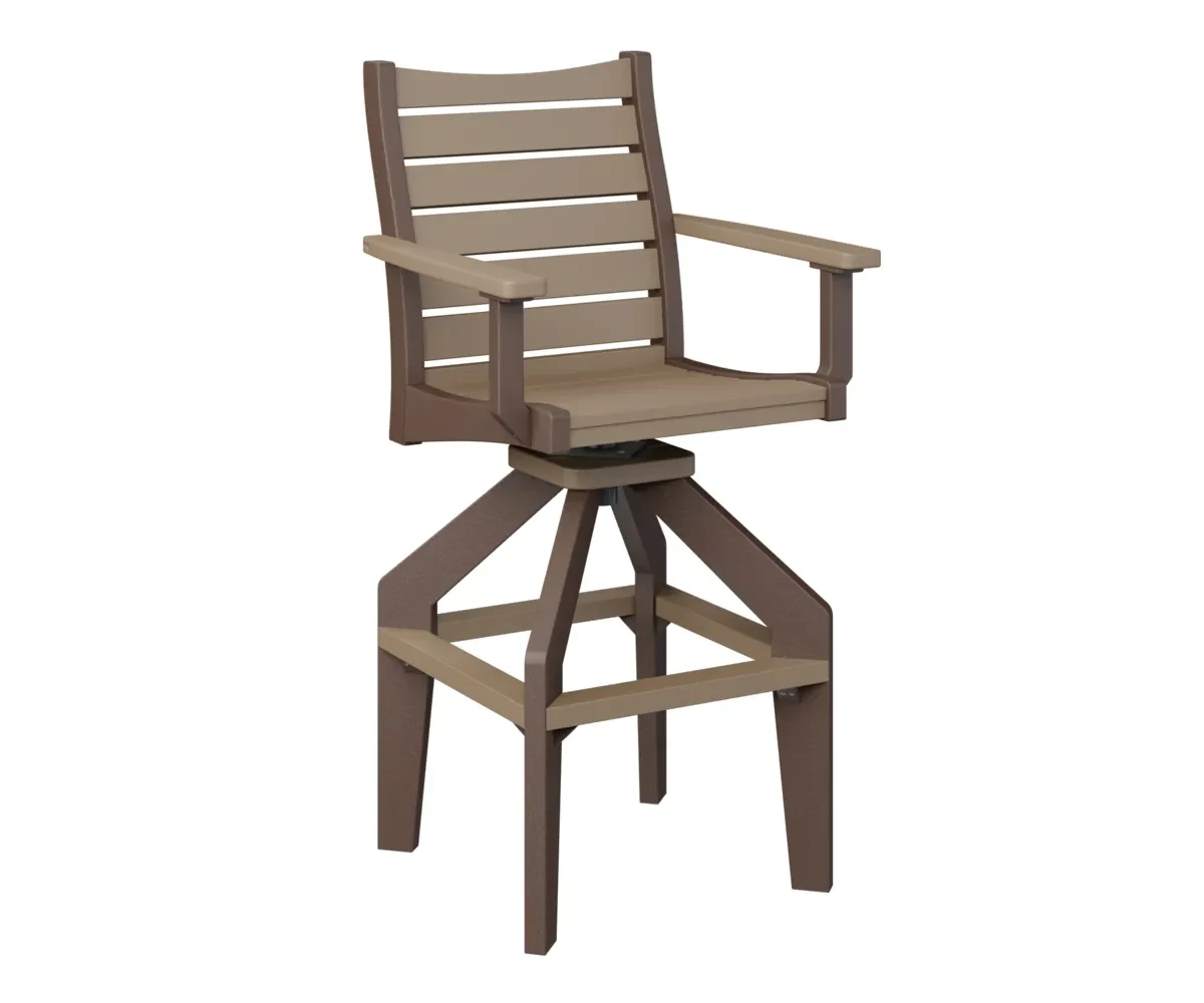 Bristol Swivel Extra Tall Chair by Berlin Gardens