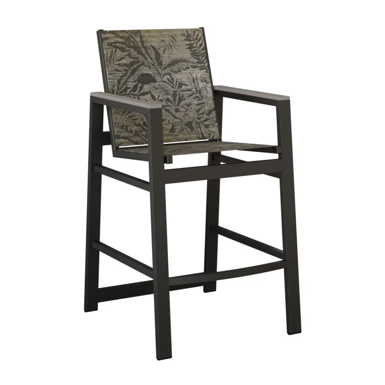 Vida Aluminum+Sling Bar Chair by Berlin Gardens