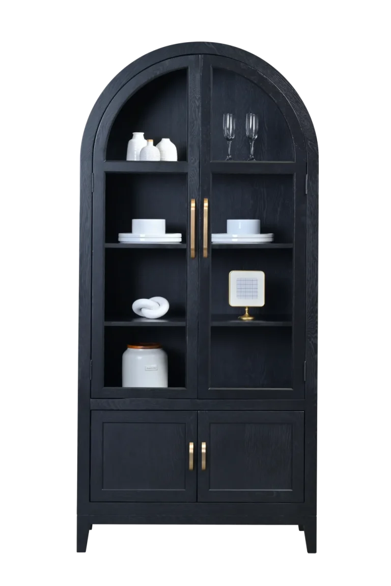 Amish Durham Solid Hardwood Display Cabinet