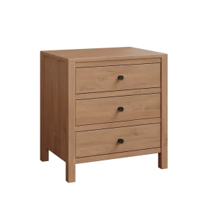 Amish Amanda Solid Hardwood Bedroom 3-Drawer Nightstand