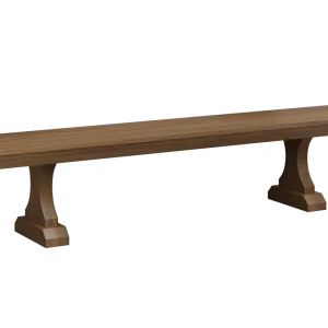 Amish Santorini Solid Hardwood Dining Bench