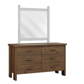Amish Cheyenne Solid Hardwood Bedroom 6-Drawer Dresser Only