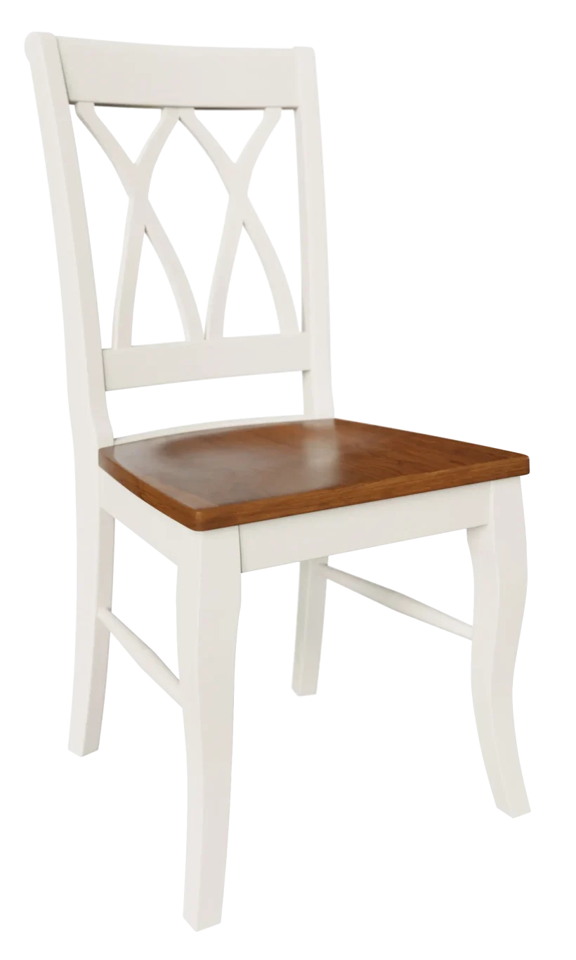 Amish Glendale Side Chair - Yes, Sap Cherry, OCS113 Michael's Cherry, Brown Maple, OCS-342 White Paint, , Amish Glendale Side Chair - 016-DI4604