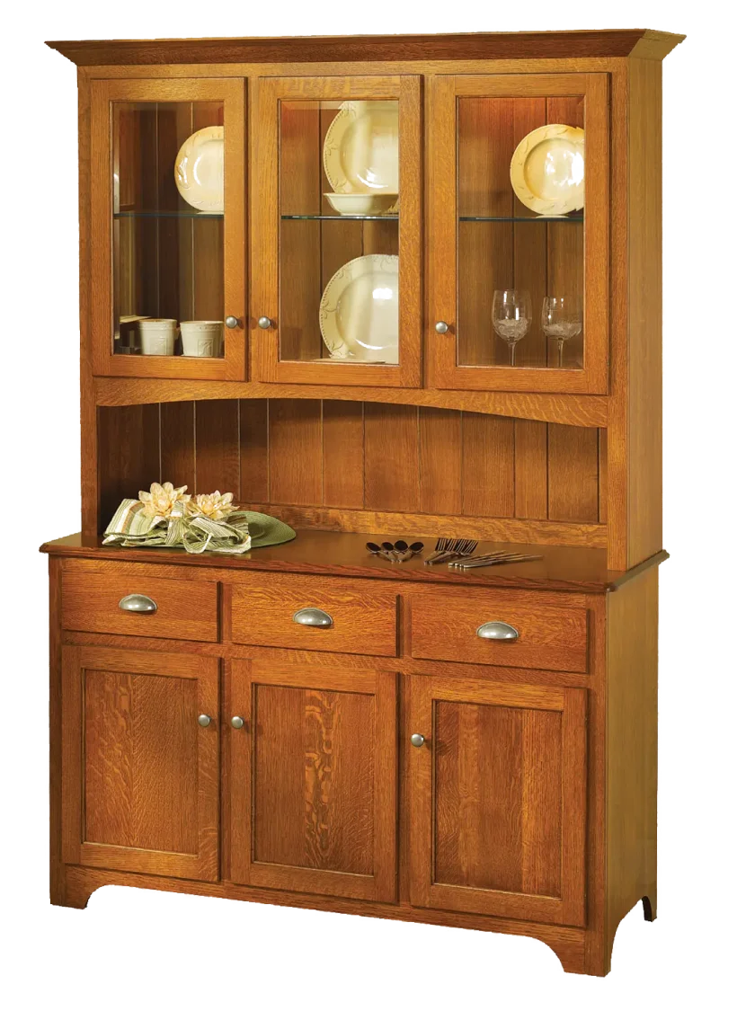 Amish Mary Ann 2 Door Hutch, Top Only - 016-JX449