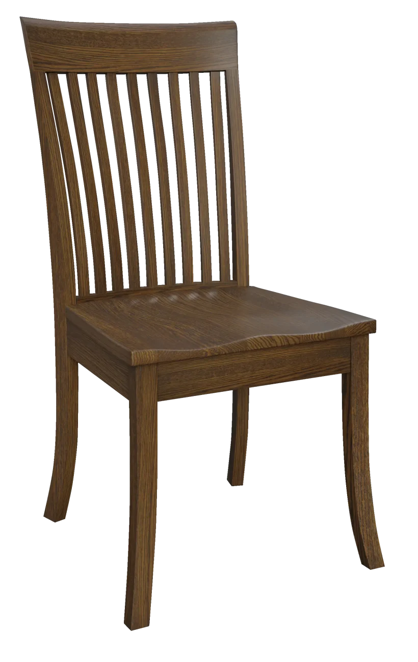 Amish Newbury Side Chair - No, , , , , Brown Maple, NS0000225498 Urbane Bronze Amish Newbury Side Chair - 016-KB4354