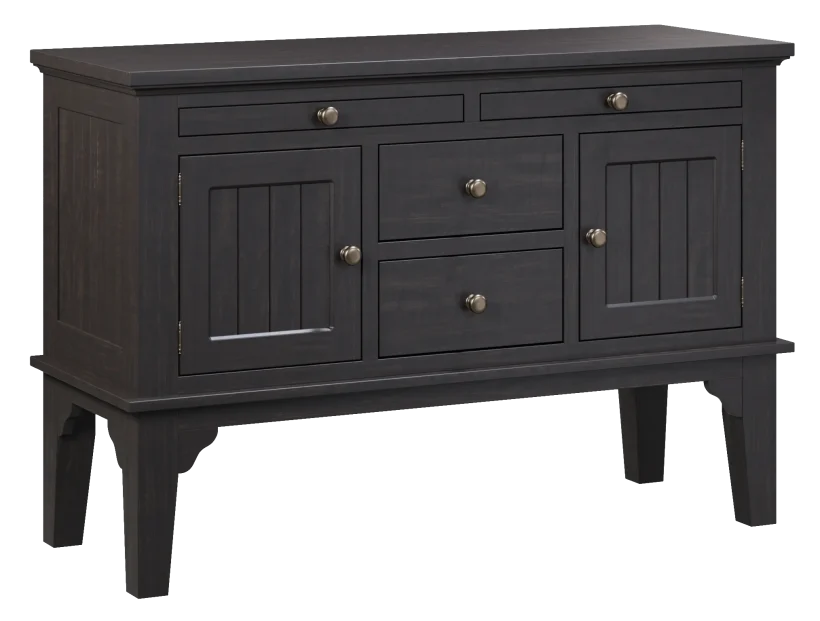Amish Newbury Server - No, , , , , Brown Maple, NS0000225498 Urbane Bronze, Gold Knobs, K2980-AB, Gold Knobs, K2980-AB Amish Newbury Server - 016-KB4583