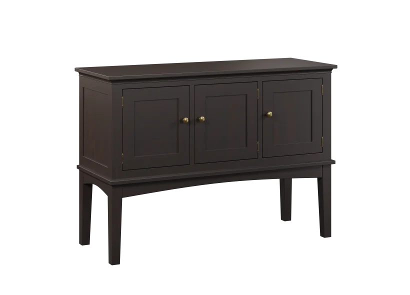 Amish Richville Server - No, , , , , Brown Maple, OCS230 Onyx, Gold Knobs, K2980-AB Amish Richville Server - 016-OF4783