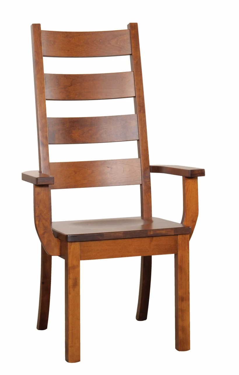 Amish Sadler Mission Arm Chair - 016-PJ4084-E