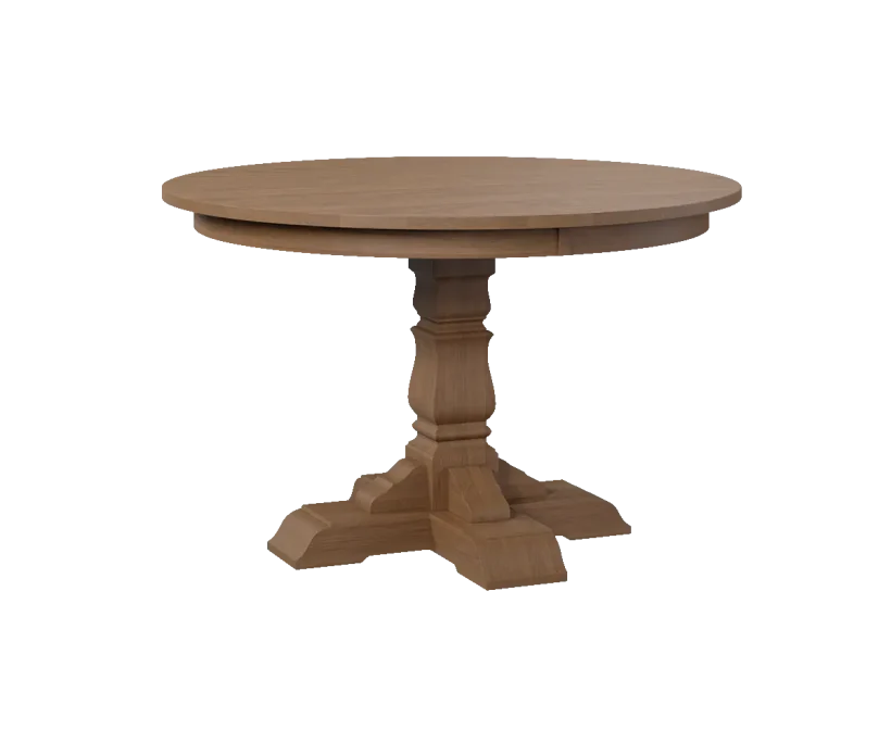 Amish Ashville Round Pedestal Table - 016-XP713