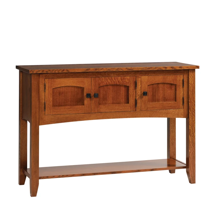 Amish Blakely Side Board - No, , , , , QSWO, OCS113 Michael's Cherry, Black Knobs, D522-BL Amish Blakely Side Board - 016-YI143