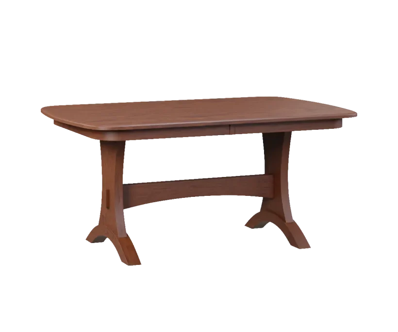Amish Brookport Table - No, , 42 x 66 Solid Top Table, , , , , Sap Cherry, OCS117 Asbury Amish Brookport Table - 016-YO5393