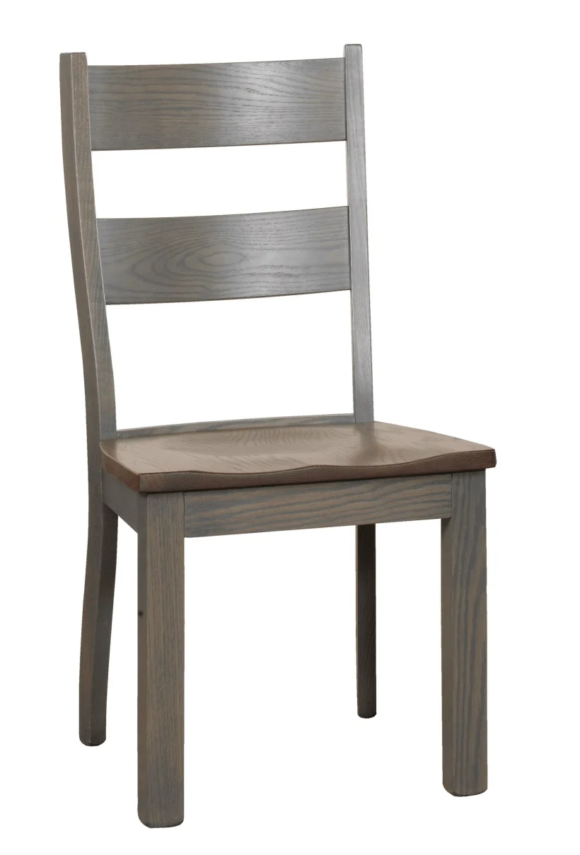 Amish Barnwood Side Chair - Yes, Oak, OCS118 Antique Slate, Oak, OCS117 Asbury, , Amish Barnwood Side Chair - 016-YX5673