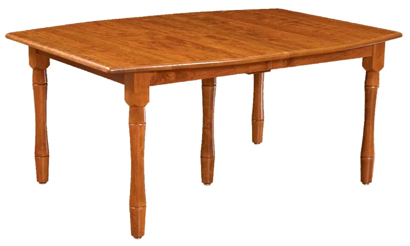 Amish Concord Boat Shape Table - Solid Top - 016-ZL193