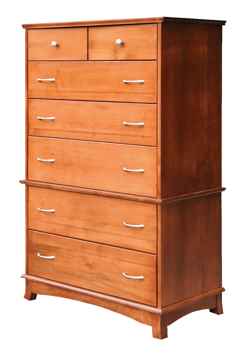 Amish Crescent Chest on Chest - 017-ZTC063