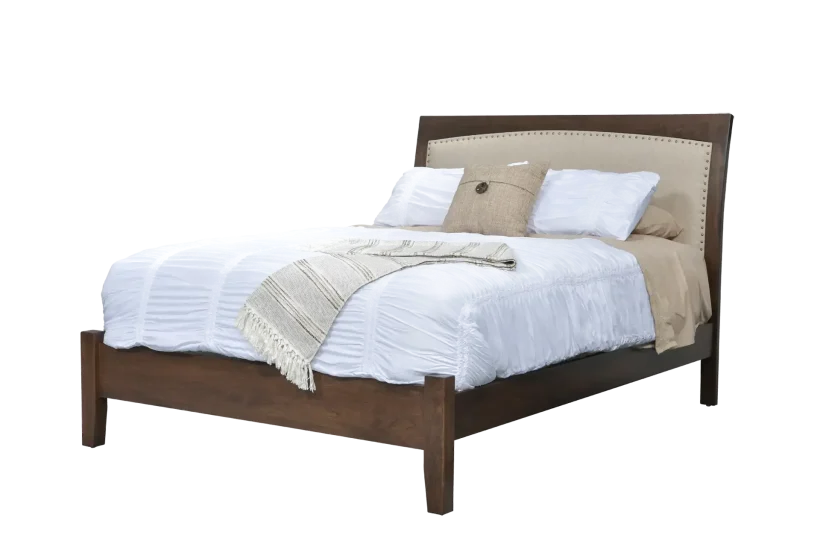 Amish Kingston Fabric Panel Bed - 017-ZTC4337