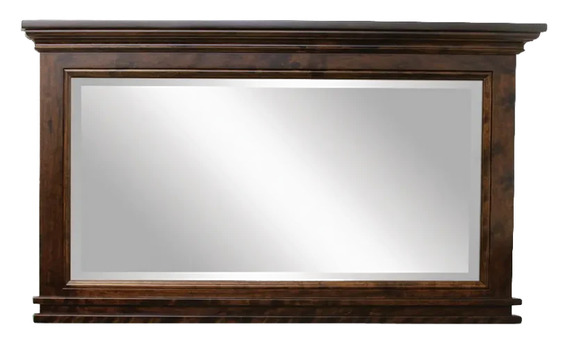 Amish Brooklyn Landscape Wall Mirror with Flared Edges - 017-ZTC5706