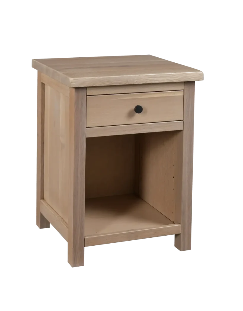 Amish Chloe 1 Drawer Nightstand with adjustable shelf - 017-ZTC5858