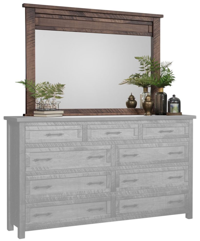 Amish Denali Mirror Only - Brown Maple, FC42000 Almond Amish Denali Mirror Only - 017-ZTC6483