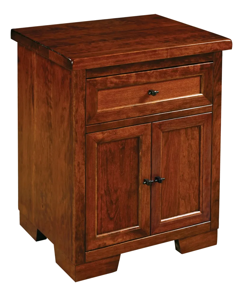Amish Farmhouse 1 Drawer 2 Door Nightstand - 017-ZTC9353