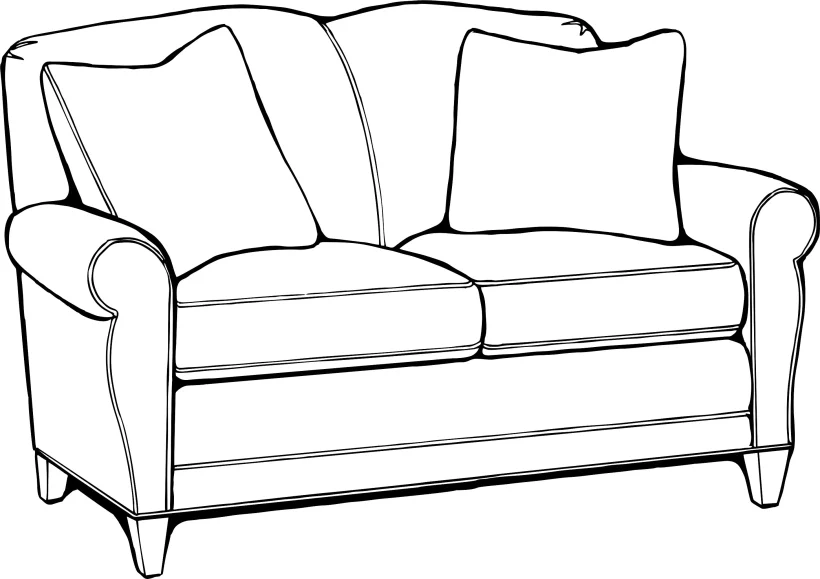 Style 374 Loveseat - Style 374 Loveseat - 034-374-20