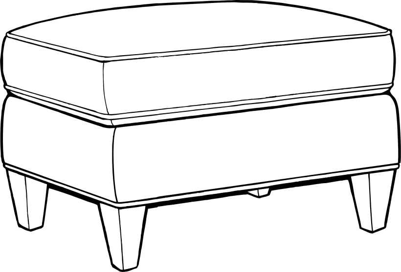 Style 933 Ottoman - 034-933-40