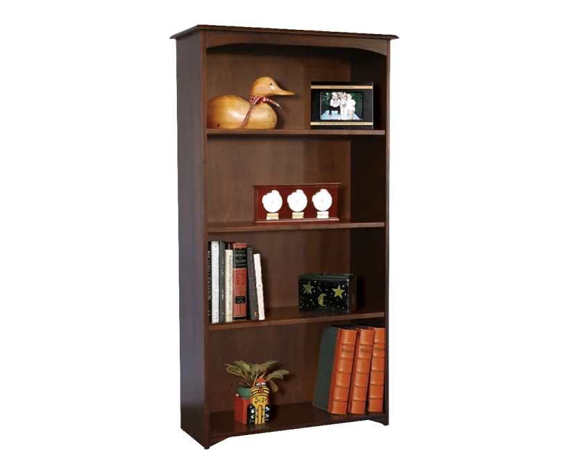 Amish Economy 32"Bookcase - No, , , , , Brown Maple, OCS226 Coffee Amish Economy 32"Bookcase - 046-BYZ-65