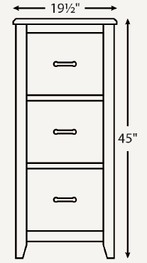 Amish Jacobsville 3dr. File Cabinet (Drawing) - No, , , , , Brown Maple, OCS228 Rich Tobacco, Silver Pulls, P2280-SN Amish Jacobsville 3dr. File Cabinet (Drawing) - 046-GCZ-6