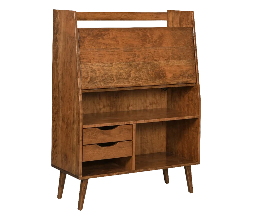 Amish Lake Mills Drop Down Desk - No, , , , , Sap Cherry, FC42000 Almond Amish Lake Mills Drop Down Desk - 046-IJ-533