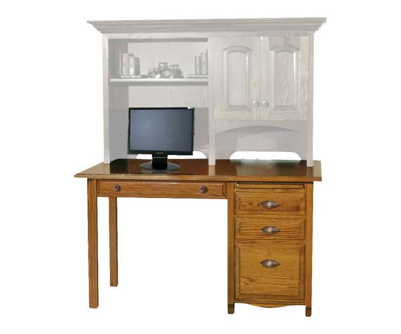 Amish Laurel Single Ped Desk - 046-IOA-6385