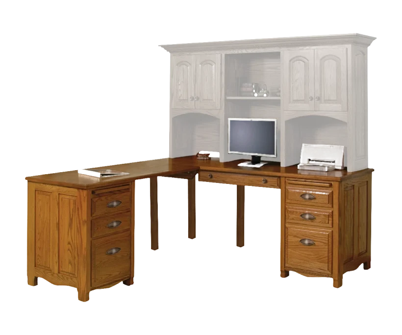 Amish Laurel Corner Computer Desk - 046-IZA