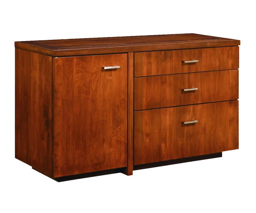 Amish Montrose Credenza - No, , , , , Brown Maple, FC97595 Washington, Bronze Pulls, 046-P3112-OBH, Bronze Pulls, 046-P3112-OBH Amish Montrose Credenza - 046-J-435
