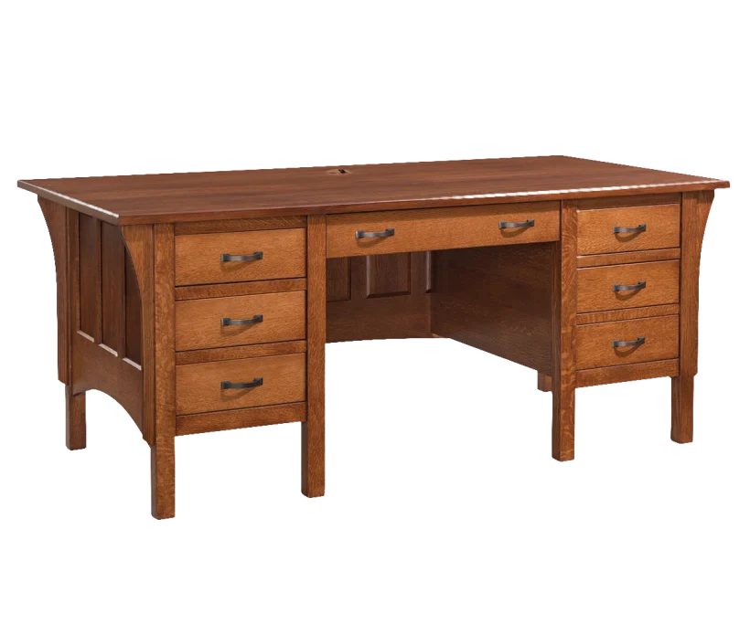 Amish Mission Executive Desk - 046-JBA