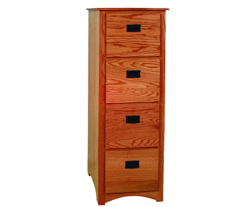 Amish Mission Four-Drawer File Cabinet - 046-JCZ-7