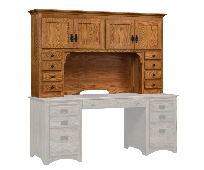 Amish Mission Hutch for 72" Desk - 046-JZAE-831