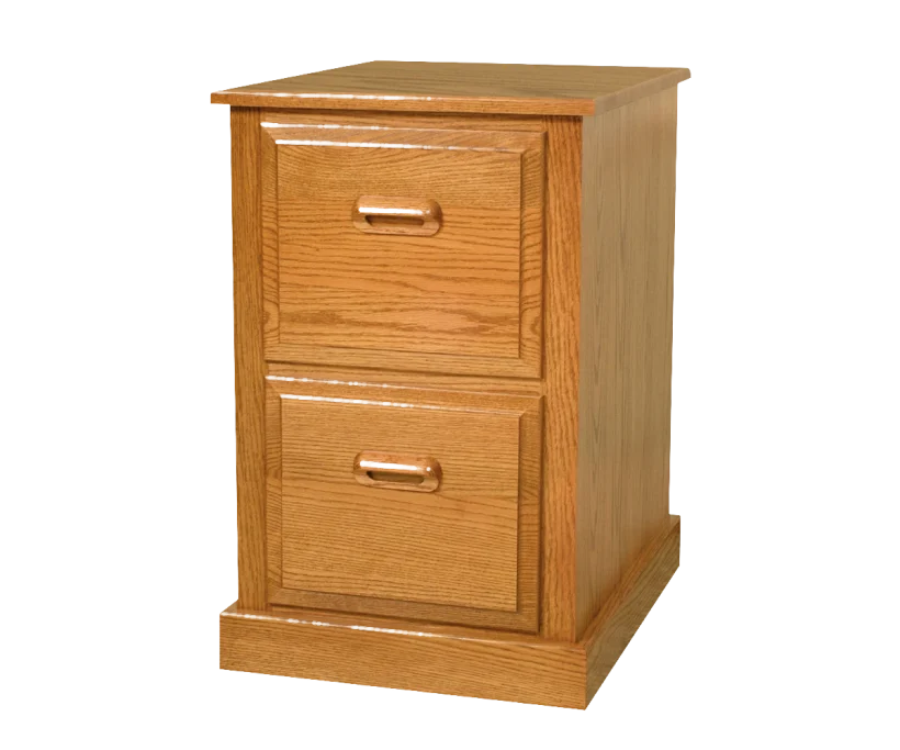 Amish Traditional Two-Drawer File Cabinet - 046-QCZ-5