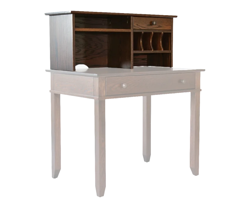 Amish Craftsman Desk Hutch Top - 046-Z-030E