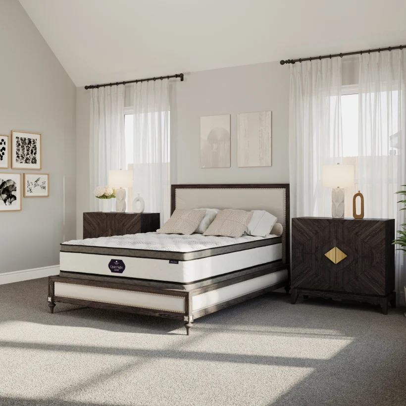 Quiet Night Luxe Plush Mattress - Queen, , , , Mattress Only, , , , Quiet Night Luxe Plush Mattress - 058-NI-MI